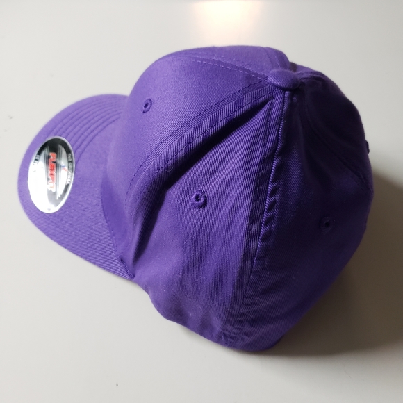 Flexfit Purple Athletic Baseball Fitted Cap - Picture 2 of 9